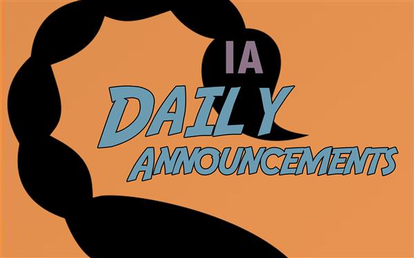  announcements